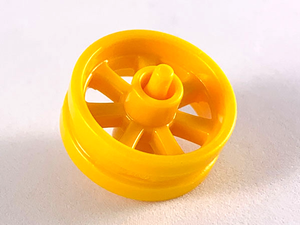 LEGO® los onderdeel Wiel in kleur Helder Licht Oranje 50862