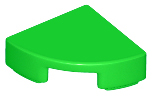 LEGO® los onderdeel Tegel Rond in kleur Fel Groen 25269