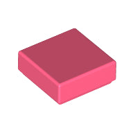 LEGO® los onderdeel Tegel Algemeen in kleur Koraal 3070