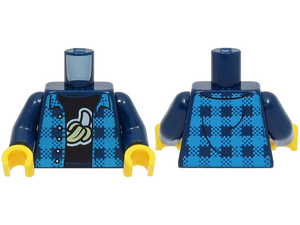 LEGO® los onderdeel Lijf met Motief Donkerblauw 973pb3774c01
