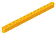 LEGO® onderdeel Technische Hefbalk Helder Licht Oranje 32278
