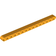 Plaatje in Gallery viewer laden, LEGO® onderdeel Technische Hefbalk Helder Licht Oranje 32278