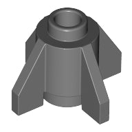 Plaatje in Gallery viewer laden, LEGO® los onderdeel Steen Rond Donker Blauwachtig Grijs 4588