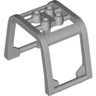 Plaatje in Gallery viewer laden, LEGO® los onderdeel Voorruit Licht Blauwachtig Grijs 64450