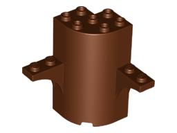 LEGO® los onderdeel Cilinder in kleur Roodachtig Bruin 60373