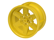 Plaatje in Gallery viewer laden, LEGO® los onderdeel Wiel in kleur Geel 15038