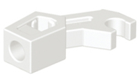LEGO® los onderdeel Lijf Accessoire in kleur Wit 98313