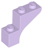 LEGO® los onderdeel Steen Boog in kleur Lavendel 88292