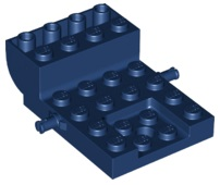 LEGO® los onderdeel Onderstel in kleur Donkerblauw 24055