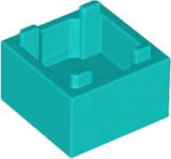 LEGO® los onderdeel Container in kleur Donker Turkoois 35700