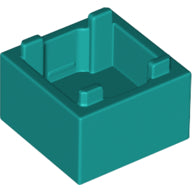Plaatje in Gallery viewer laden, LEGO® los onderdeel Container in kleur Donker Turkoois 35700