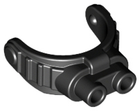 LEGO® los onderdeel Hoofddeksel Accessoire Zwart 15446