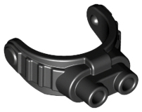 LEGO® los onderdeel Hoofddeksel Accessoire Zwart 15446