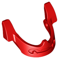 LEGO® los onderdeel Hoofddeksel Accessoire Rood 98129