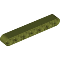 Plaatje in Gallery viewer laden, LEGO® los onderdeel Technische Hefbalk Olijfgroen 32524