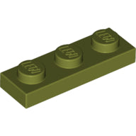 Plaatje in Gallery viewer laden, LEGO® los onderdeel Plaat Algemeen in kleur Olijfgroen 3623
