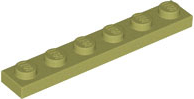 Plaatje in Gallery viewer laden, LEGO® los onderdeel Plaat Algemeen in kleur Olijfgroen 3666