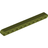 Plaatje in Gallery viewer laden, LEGO® los onderdeel Technische Hefbalk Olijfgroen 32525