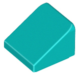 LEGO® los onderdeel Dakpan Algemeen Donker Turkoois 54200