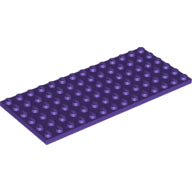 Plaatje in Gallery viewer laden, LEGO® los onderdeel Plaat Algemeen in kleur Donkerpaars 3456