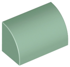 LEGO® los onderdeel Dakpan Gebogen in kleur Zandgroen 37352