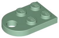 LEGO® los onderdeel Plaat Aangepast in kleur Zandgroen 3176