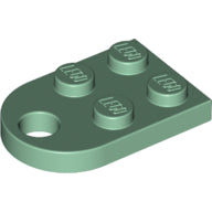 Plaatje in Gallery viewer laden, LEGO® los onderdeel Plaat Aangepast in kleur Zandgroen 3176