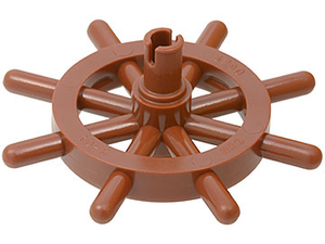 LEGO® los onderdeel Boot in kleur Roodachtig Bruin 4790b