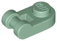 LEGO® los onderdeel Plaat Rond in kleur Zandgroen 26047