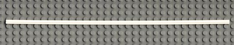 LEGO® los onderdeel Technische As in kleur Wit 50450