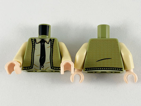 LEGO® los onderdeel Lijf met Motief Olijfgroen 973pb3674c01