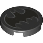 LEGO® los onderdeel Tegel Rond met Motief Zwart 14769pb294