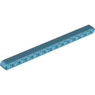 Plaatje in Gallery viewer laden, LEGO® onderdeel Technische Hefbalk Medium Azuurblauw 32278