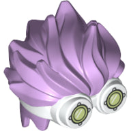 LEGO® los onderdeel Haar in kleur Wit 56298pb01