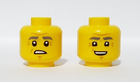 LEGO® los onderdeel Hoofd in kleur Geel 3626cpb2450