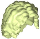 LEGO® los onderdeel Haar in kleur Geelachtig Groen 20595