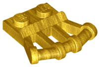 LEGO® los onderdeel Plaat Aangepast Parel Goud 92692
