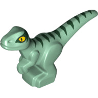 Plaatje in Gallery viewer laden, LEGO® los onderdeel Dinosaurier in kleur Zandgroen 37829pb07
