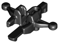 LEGO® los onderdeel Wapen in kleur Zwart 20105