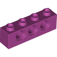 LEGO® los onderdeel Technische Steen in kleur Magenta 3701