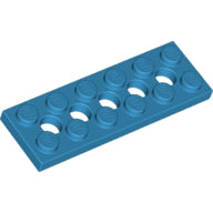 Plaatje in Gallery viewer laden, LEGO® los onderdeel Technische Plaat Donker Azuurblauw 32001
