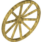 LEGO® los onderdeel Wiel in kleur Parel Goud 33212
