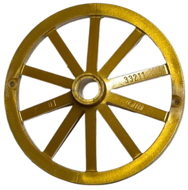 LEGO® los onderdeel Wiel in kleur Parel Goud 33211