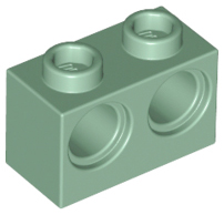 Plaatje in Gallery viewer laden, LEGO® los onderdeel Technische Steen Zandgroen 32000