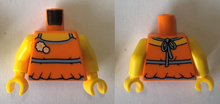 Plaatje in Gallery viewer laden, LEGO® los onderdeel Lijf met Motief Oranje 973pb3645c01