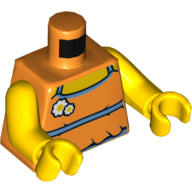 LEGO® los onderdeel Lijf met Motief Oranje 973pb3645c01