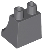 Plaatje in Gallery viewer laden, LEGO® Benen Aangepast Donker Blauwachtig Grijs 36036