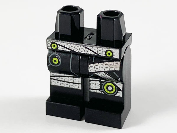 LEGO® los onderdeel Benen met Motief Zwart 970c00pb1053