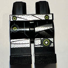 LEGO® los onderdeel Benen met Motief Zwart 970c00pb1053