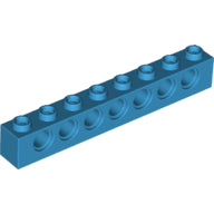 LEGO® los onderdeel Technische Steen Donker Azuurblauw 3702